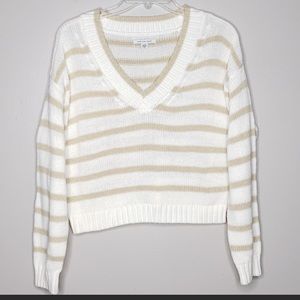 AE cropped striped sweater
